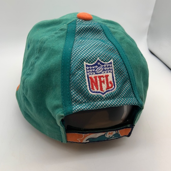 Vintage 90s Sports Specialties Miami Dolphins Retro NFL Pro Line Hat Autographed - Picture 7 of 16